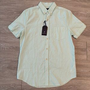 Ben Sherman Light Green Button Down Short Sleeve Shirt